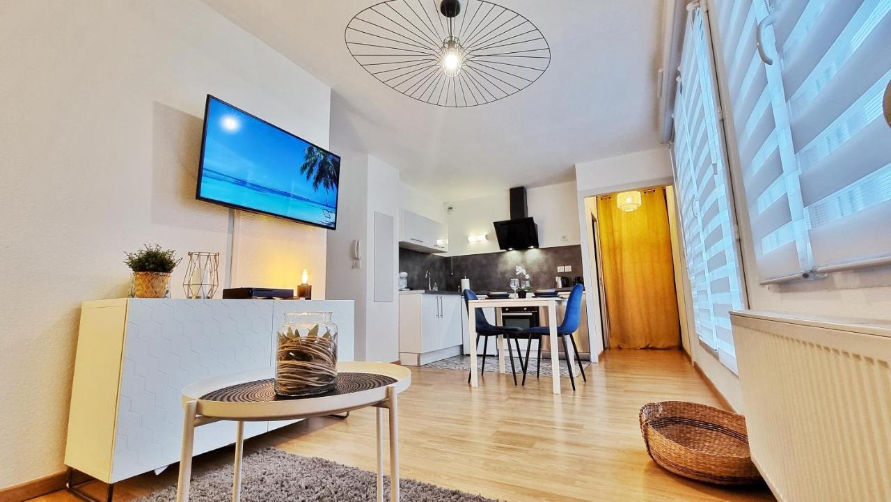 Le Smart - Parking - Terrasse - Wifi - Mulhouse - Relax Bnb Pfastatt Екстериор снимка