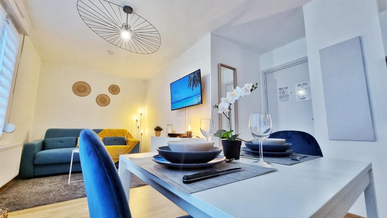 Le Smart - Parking - Terrasse - Wifi - Mulhouse - Relax Bnb Pfastatt Екстериор снимка